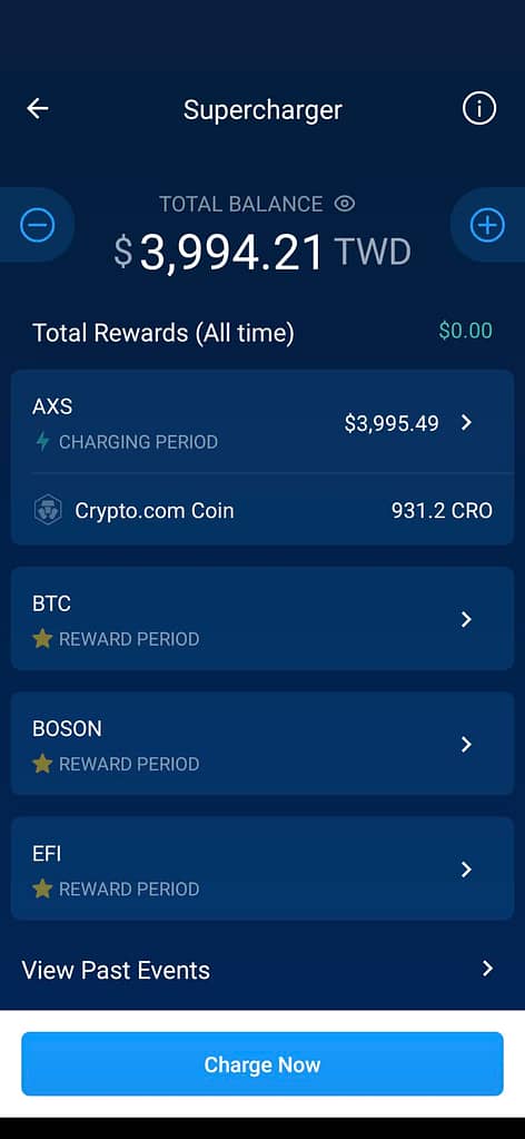 crypto.com Supercharger